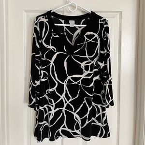 Chico's Travelers Tunic Top